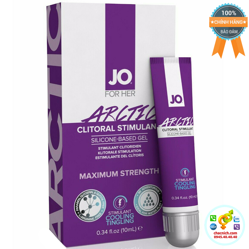 Gel kích thích điểm G System JO Artic Chill, thăng hoa cực đỉnh