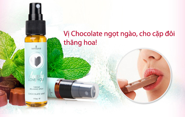 Gel quan hệ bằng miệng Sensuva Deeply Love You 3 hương thơm an toàn