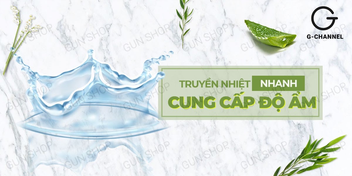 Gel bôi trơn hậu môn lô hội dịu nhẹ an toàn 90ml Shell Supermen