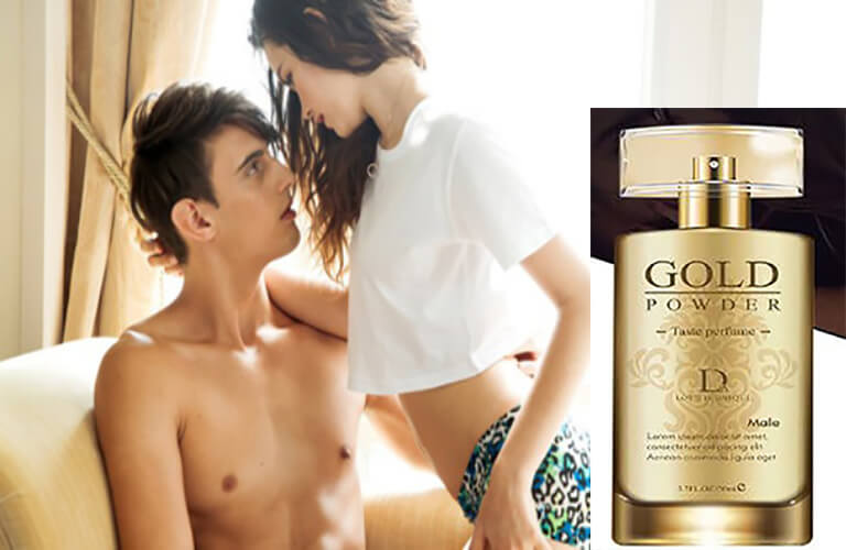 Nước hoa Gold Powder D nữ chai xịt chính hãng kích thích mạnh mẽ