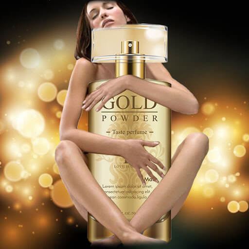 Nước hoa Gold Powder D nữ chai xịt chính hãng kích thích mạnh mẽ