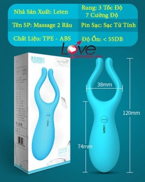 Đồ chơi người lớn Leten 2 râu massage ve vuốt cực tê MS41 chất lượng