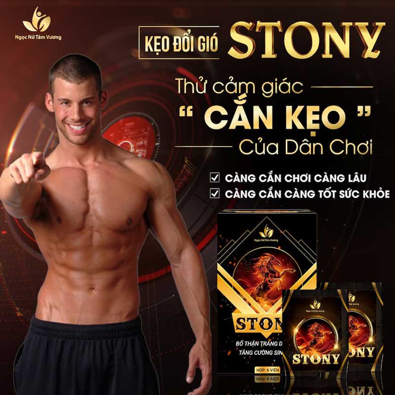 Kẹo Stony chính hãng đổi gió kéo dài thời gian thưởng thức
