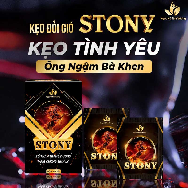 Kẹo Stony chính hãng đổi gió kéo dài thời gian thưởng thức