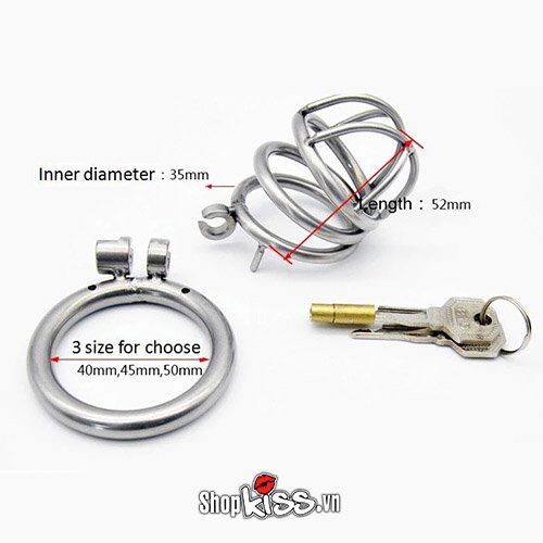 Khóa dương vật inox 304 bền đẹp an toàn chống gỉ sét