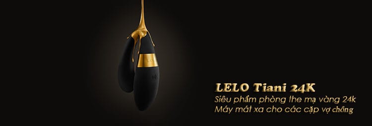 Trứng Rung Lelo Tiani 24K Mạ Vàng Cao Cấp Khoái Cảm Đỉnh