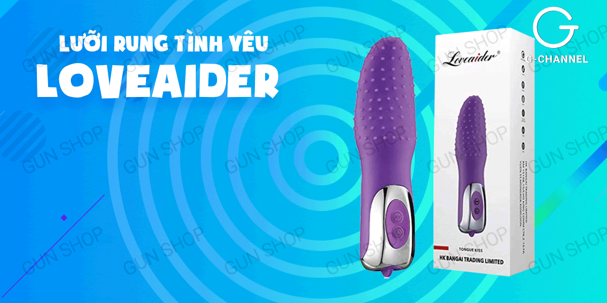 Lưỡi rung đa năng tăng hưng phấn massage sướng mê say Loveaider