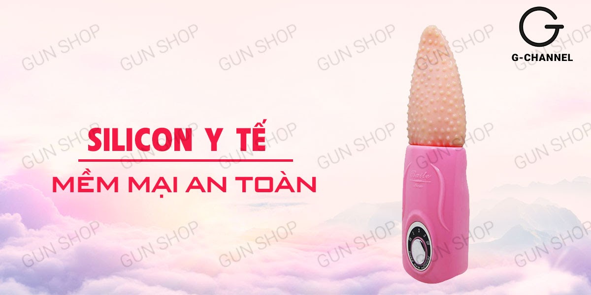 Lưỡi rung HongKong siêu mềm nhiều chế độ kích thích điểm G
