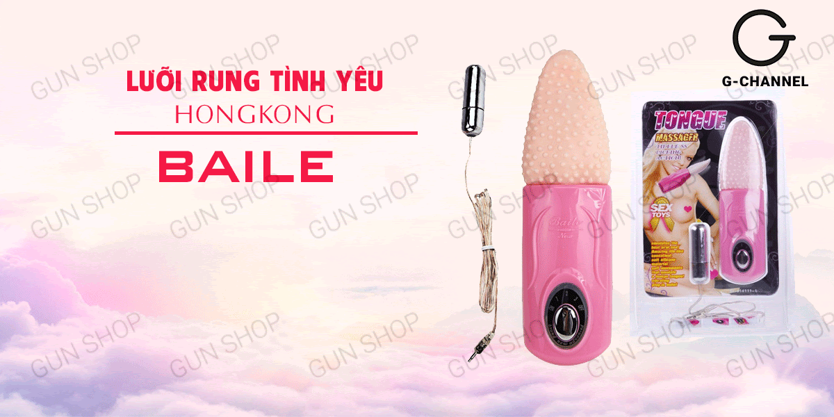 Lưỡi rung HongKong siêu mềm nhiều chế độ kích thích điểm G