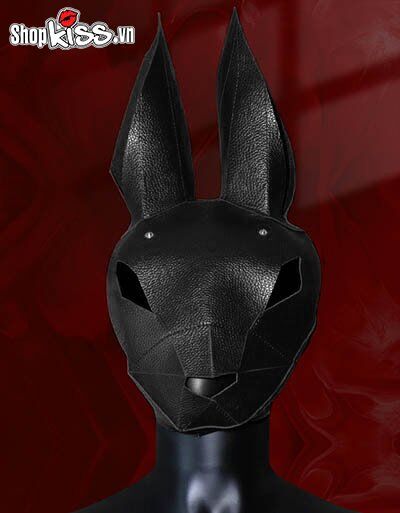 Mask đen cosplay thỏ đen độc đáo vật dụng bạo dâm hấp dẫn