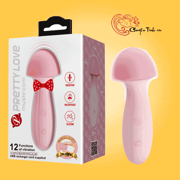 Kho sỉ Máy mát xa điểm G cao cấp Pretty love hình cây nấm chày rung  tốt nhất
