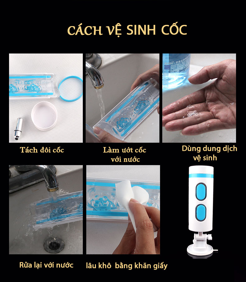 Máy Rung Nam Gắn Tường Chese Japan Co Bóp Mạnh Giải Tỏa
