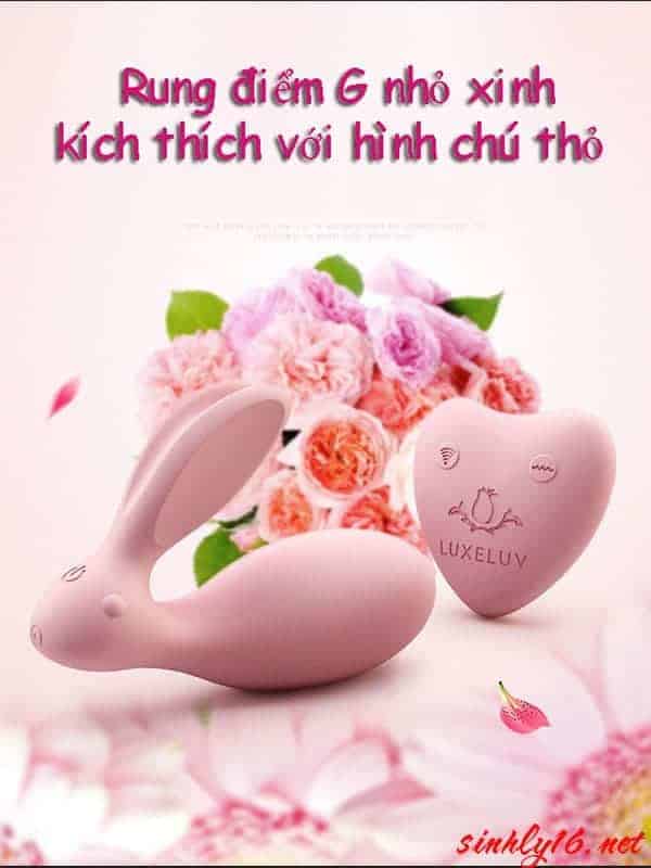 Máy rung điểm G siêu nhỏ hình thỏ điều khiển từ xa TR12 tiện lợi