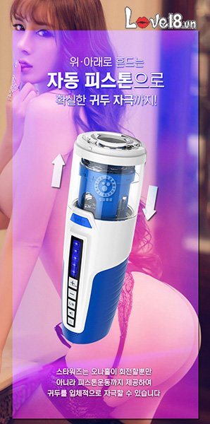 Sỉ Máy thủ dâm tự động Leten Star War âm đạo giả rung xoay thụt cao cấp giá tốt