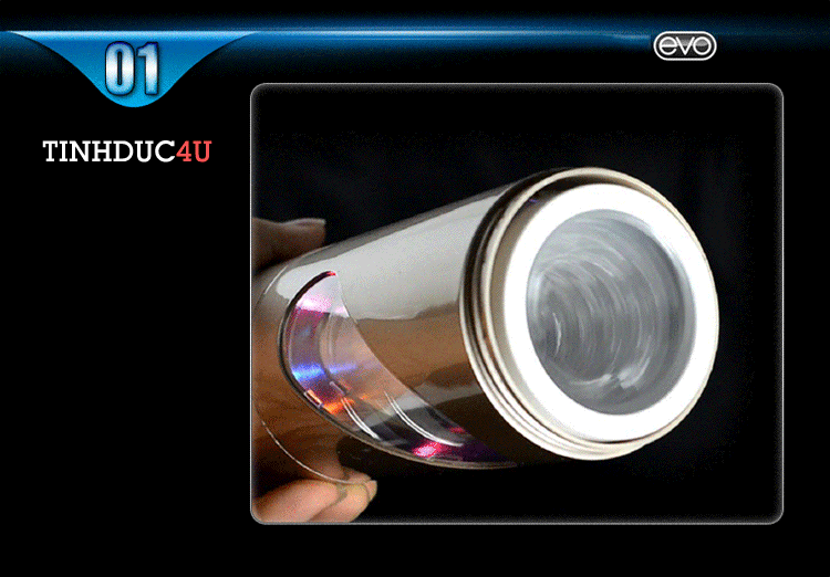 Âm đạo giả Evo Nhật Bản quay tự động kích thích khoái cảm mượt