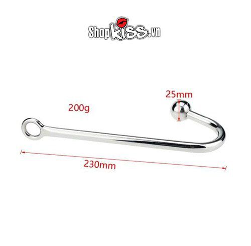Đồ chơi bạo dâm móc inox 304 an toàn cực đã kích thích hậu môn