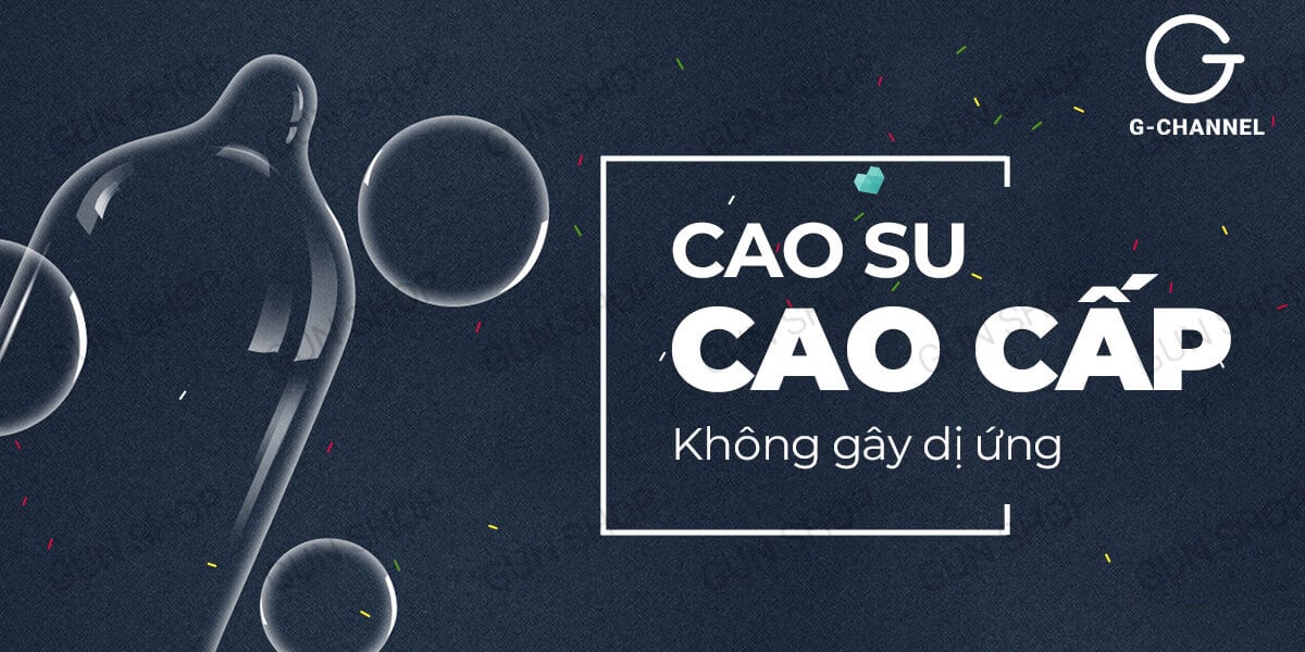 Bao cao su Usupita Silky Siêu mỏng có gân Hộp 4 cái an toàn thoải mái