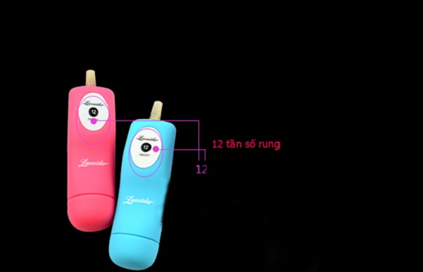 Que hậu môn rung Loveaider 5 bi trong suốt điều khiển từ xa đế tường