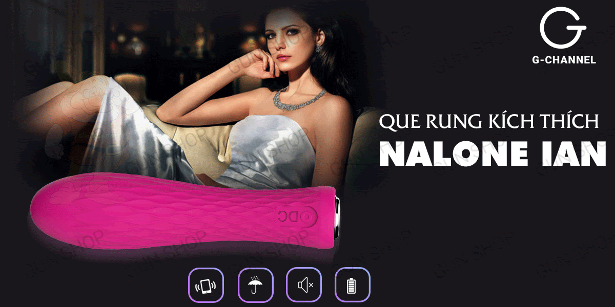 Que rung Nalone Ian cao cấp sạc điện kích thích mạnh mẽ