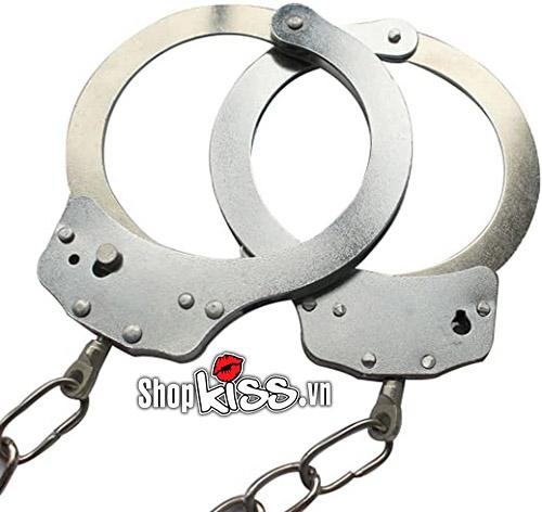 Đồ chơi bạo dâm còng số 8 thép không gỉ bền bỉ tăng khoái cảm