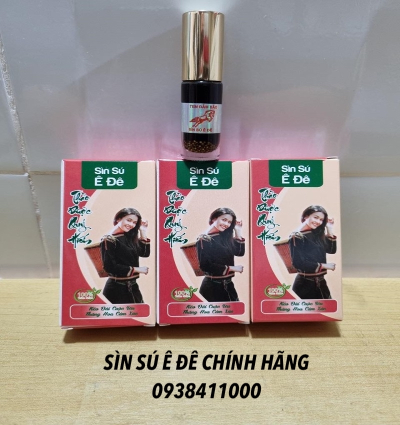 Sìn sú Ê Đê chai lớn xịt chống xuất tinh sớm thảo dược an toàn