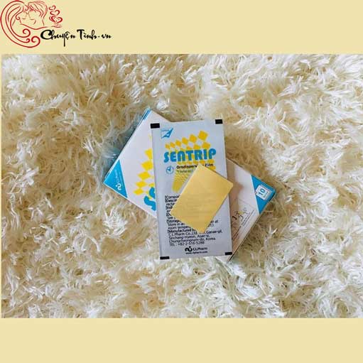 Tem ngậm Sentrip hỗ trợ sinh lực tăng cường sinh lý nam