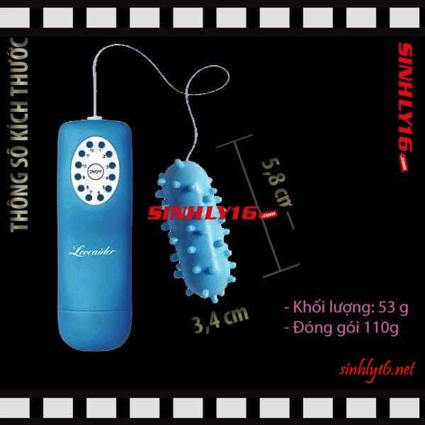 Trứng rung Loveaider silicon 1 đầu gai mềm kích thích điểm G giá tốt
