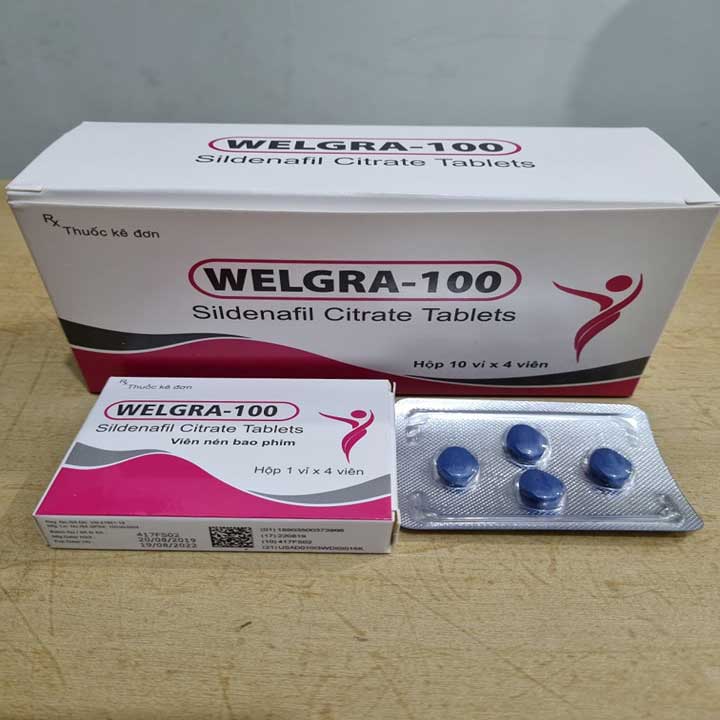 Thông tin Viên uống cương dương ấn độ Welgra 100mg tăng cường sinh lý nam giới tốt nhất  mới nhất