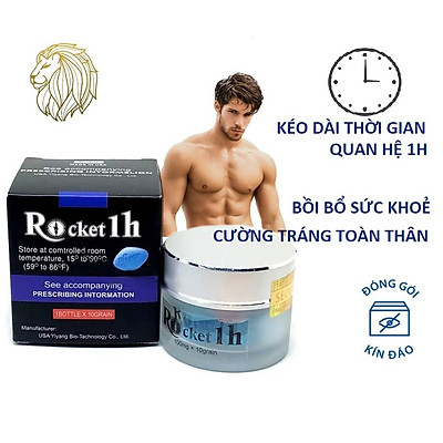 Rocket 1h Mỹ chính hãng tăng cường sinh lý Nam giới kéo dài thời gian xuất tinh