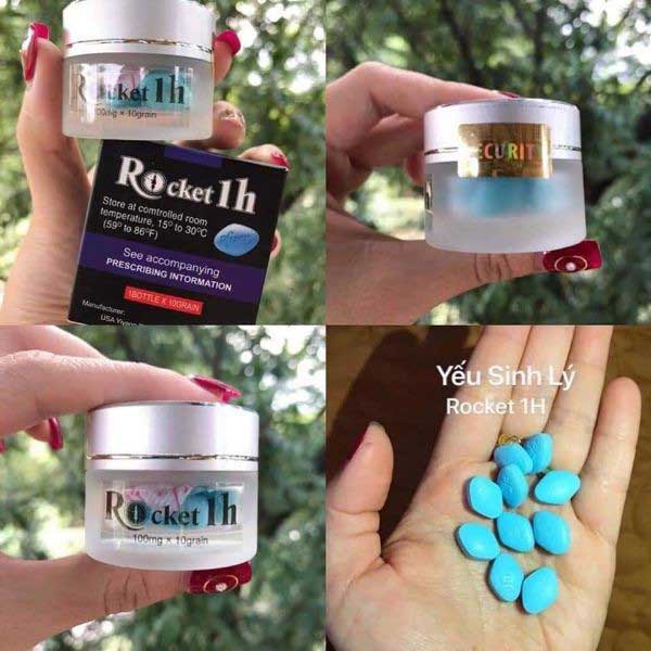 Rocket 1h Mỹ chính hãng tăng cường sinh lý Nam giới kéo dài thời gian xuất tinh