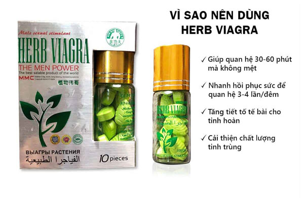 Viagra xanh tăng cường sinh lý nam cải thiện xuất tinh sớm