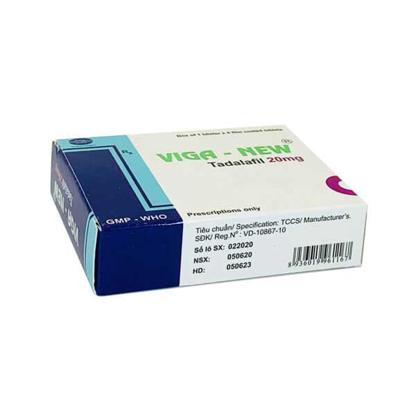 Cung cấp Viên uống cương dương Viga New 20mg  chính hãng