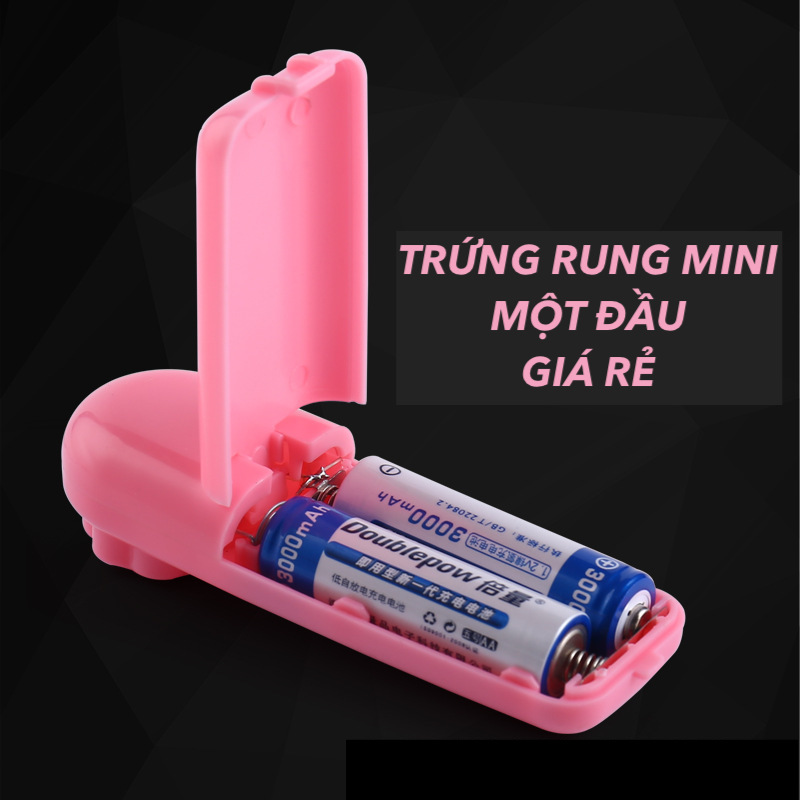 Trứng rung mini một đầu cao cấp giá rẻ pin, massage điểm G tăng khoái cảm
