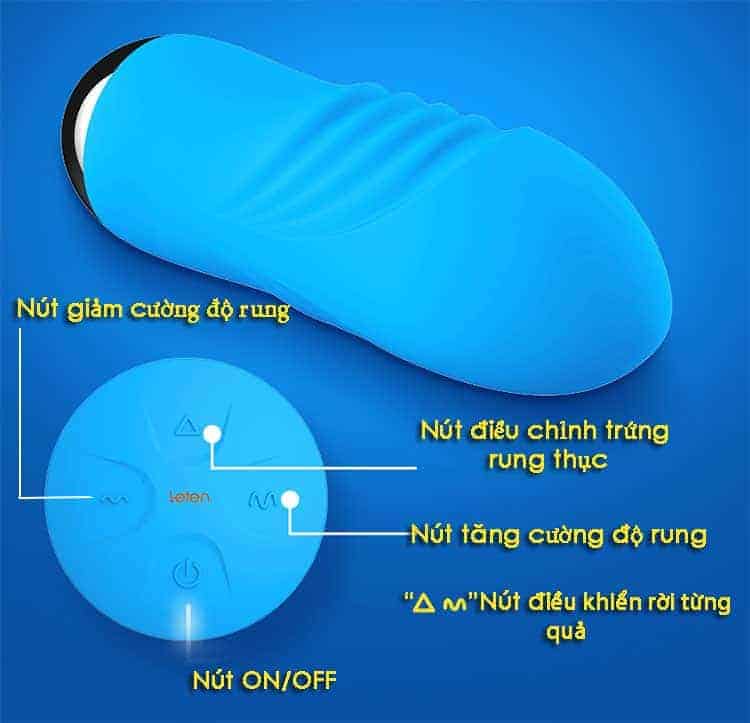 Trứng Rung Đôi Letten Sạc Pin Cao Cấp Giới Tính Tiện Dụng