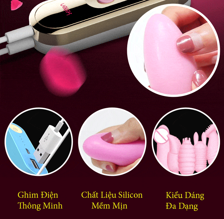 Trứng Rung Letten EG35 Siêu Mạnh Đơn Đôi Ghim Điện Sảng Khoái