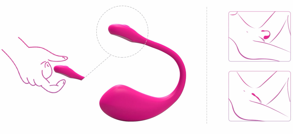 Trứng rung Lovense Lush Remoto Siêu mạnh Kích thích cực đỉnh