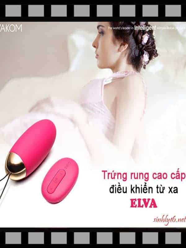 Trứng Rung Svakom Elva Sạc Pin Siêu Mạnh Kích Thích Phụ Nữ