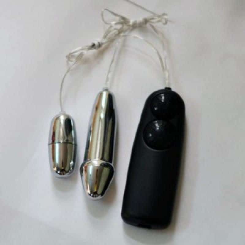 Trứng rung inox 2 đầu đa năng mini nhỏ gọn giá tốt kích thích