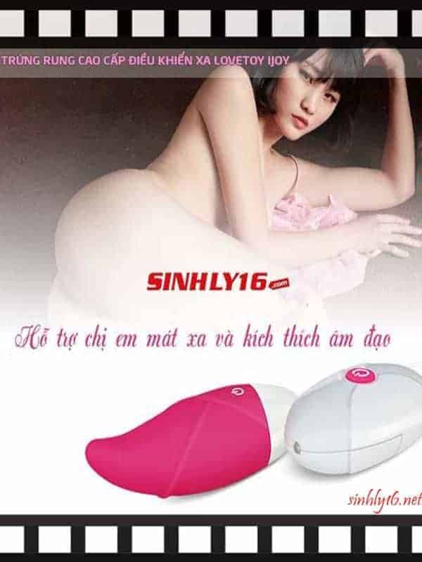 Trứng rung Lovetoy Ijoy điều khiển wifi cao cấp – thăng hoa vui