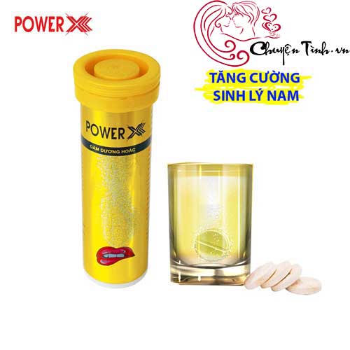 Viên sủi Power X tăng cường sinh lý nam, cải thiện phong độ hiệu quả