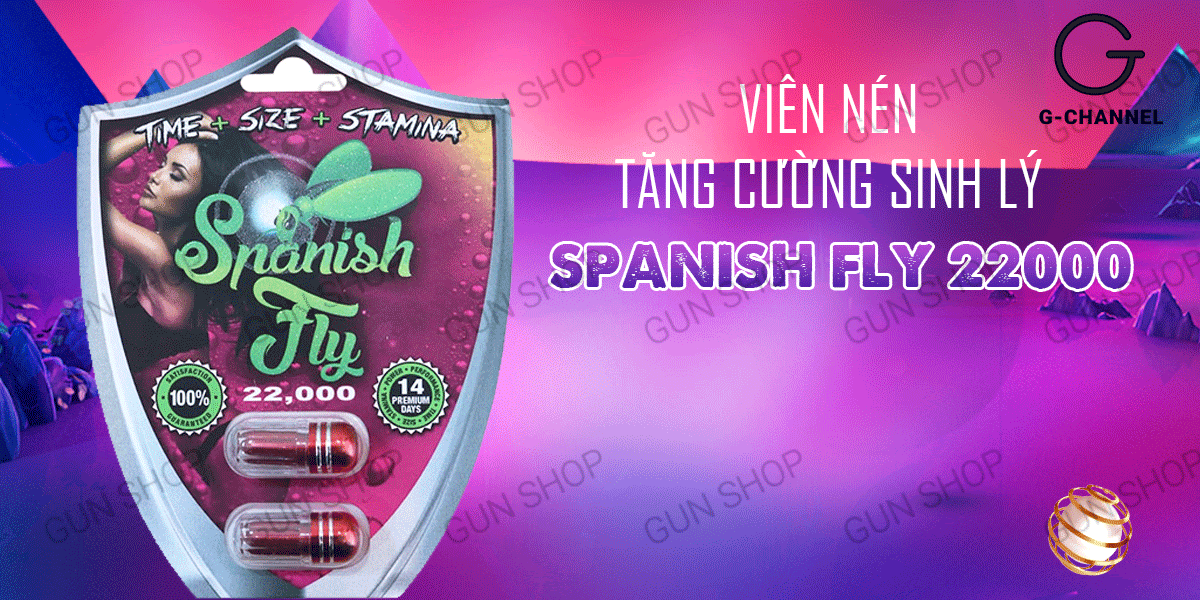 Viên uống cường dương Spanish Fly 22000 tăng sinh lý nam mạnh mẽ