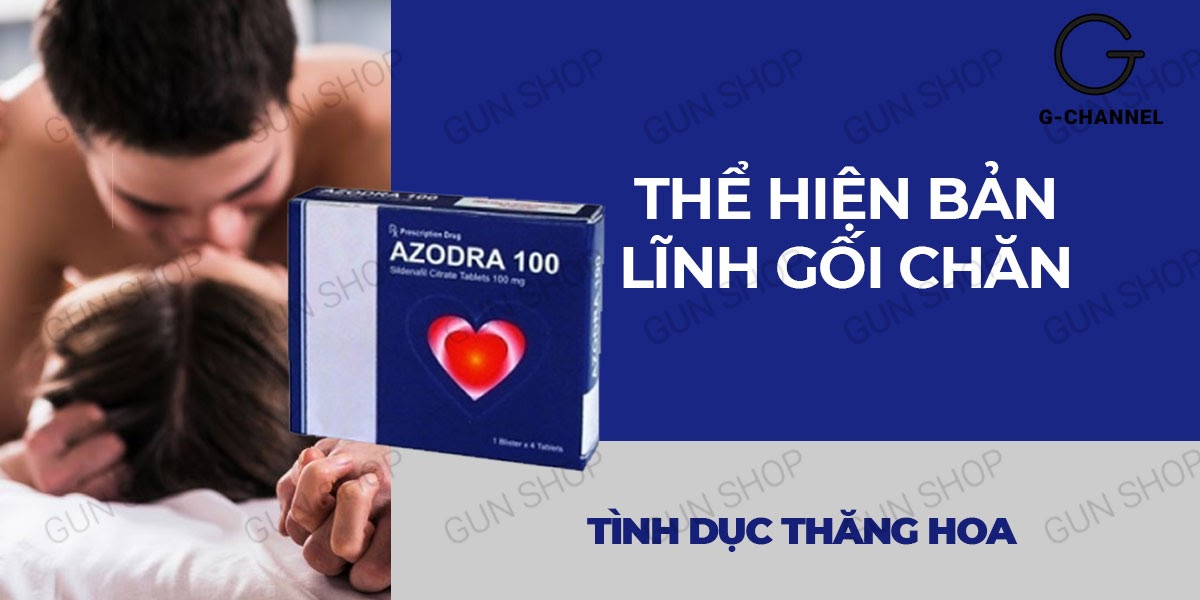 Đánh giá Azodra 50mg viên uống hỗ trợ cương dương kéo dài thời gian tăng cường sinh lý - Hộp 4 viên nhập khẩu