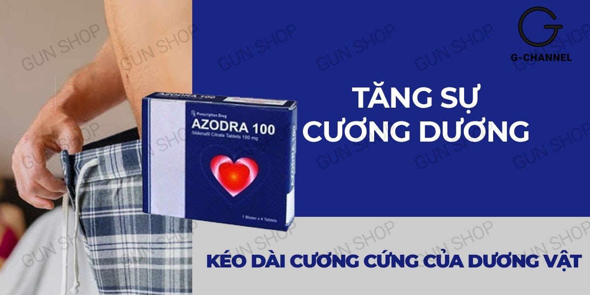 Đánh giá Azodra 50mg viên uống hỗ trợ cương dương kéo dài thời gian tăng cường sinh lý - Hộp 4 viên nhập khẩu
