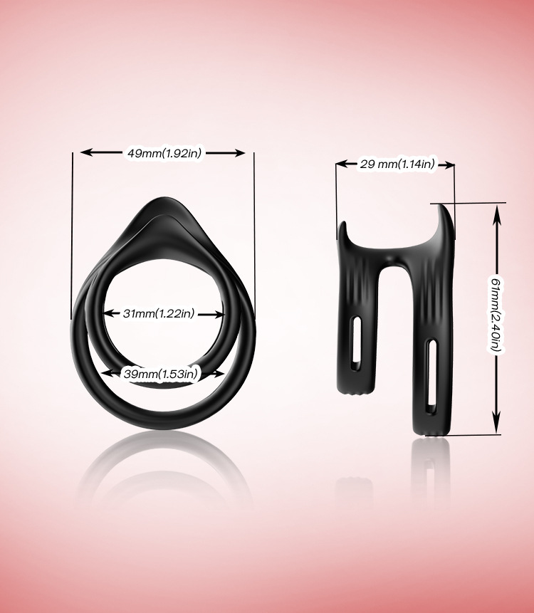 Vòng đôi silicon Cock Ring Stay Hard siêu bền chính hãng Mỹ