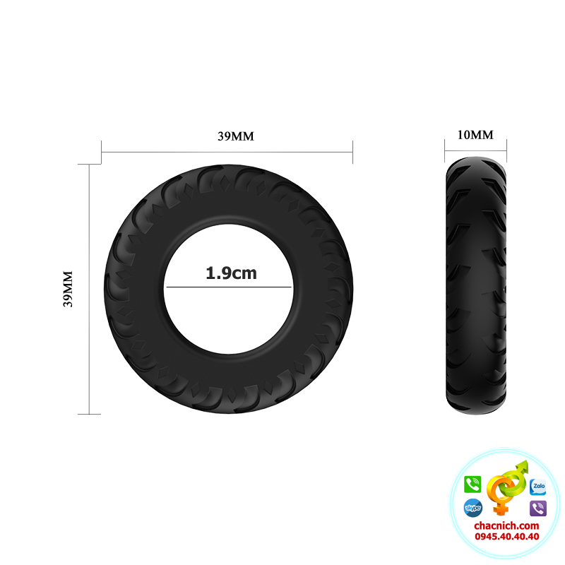 Vòng cockring Forto tăng cường cương vững kéo dài khoái cảm