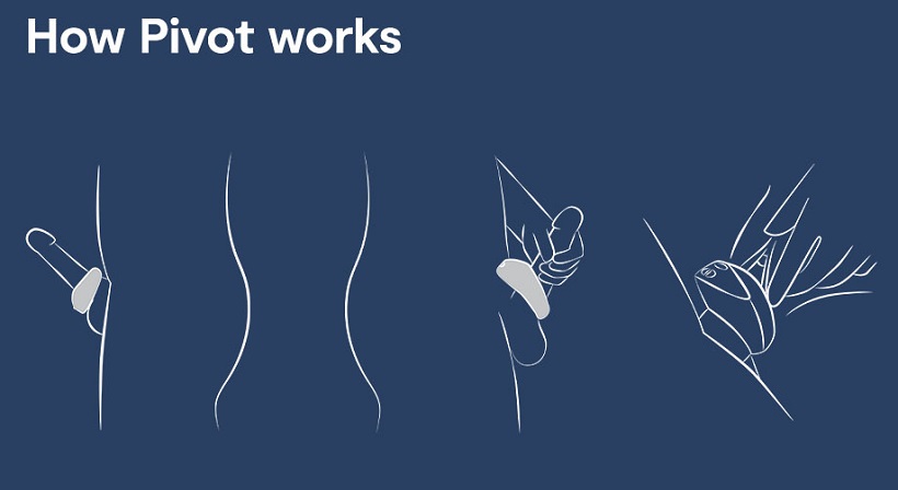 Vòng rung We-Vibe Pivot 11 chế độ silicon cao cấp điều khiển app