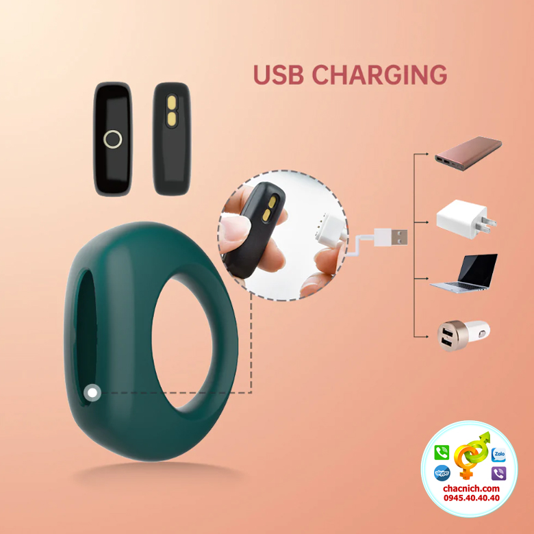 Vòng rung Magic Dante II 10 chế độ điều khiển App cao cấp