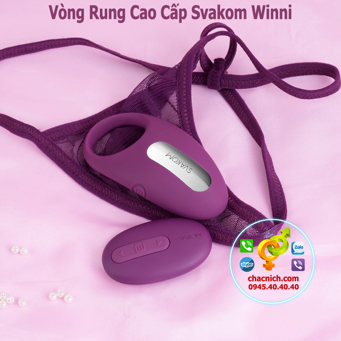 Vòng rung Svakom Winni cao cấp điều khiển thông minh siêu mê