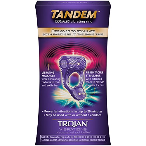 Vòng rung đeo dương vật Trojan TanDem tăng khoái cảm tuyệt đỉnh