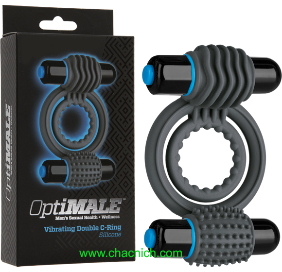 Vòng Rung Kép Doc Johnson 10 Chế Độ Silicone Cao Cấp Tăng Khoái